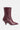 Carrie Blair Burgundy - Bordo Deri Bot
