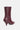 Carrie Blair Burgundy - Bordo Deri Bot